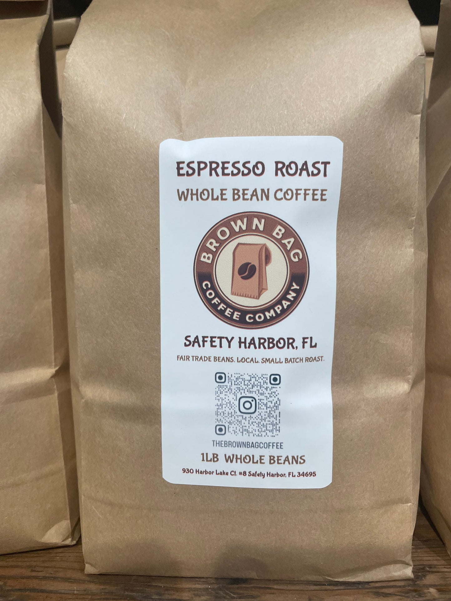 1 lb Whole Bean Espresso / Cuban Roast Coffee